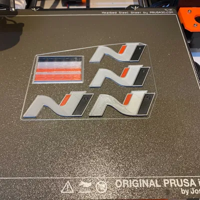 Móc khóa logo Hyundai N với MMU2S