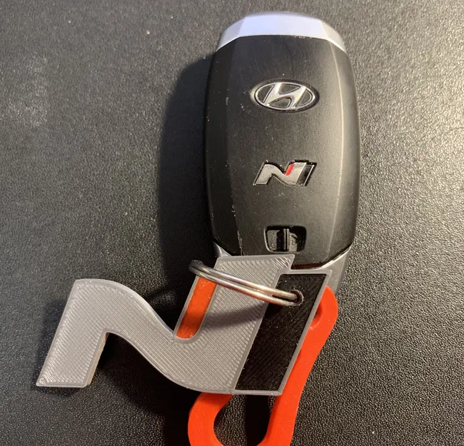 Móc khóa logo Hyundai N với MMU2S - Image 2