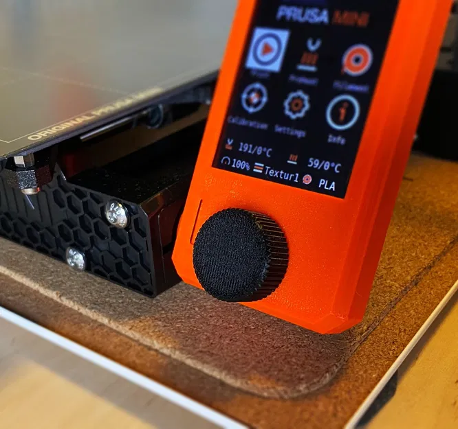 Prusa Mini, núm xoay có rãnh - Image 1