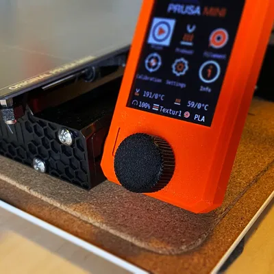 Prusa Mini, núm xoay có rãnh