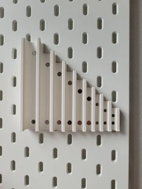 Giá đỡ nam châm cho chìa khóa Wera trên bảng ghim Ikea Skadis - Image 3