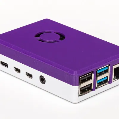 Vỏ case cho Pi-4 kèm PoE Hat