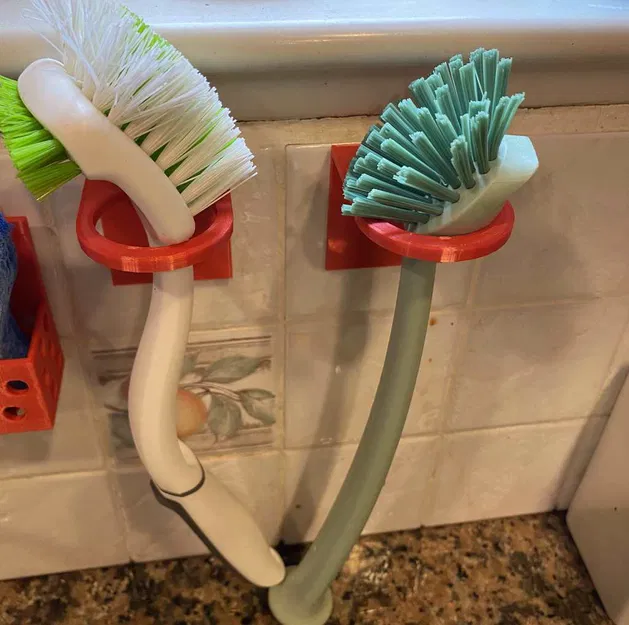 Giá đỡ Bàn chải Rửa Bát Gắn Tường - Image 1