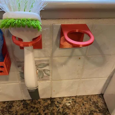 Giá đỡ Bàn chải Rửa Bát Gắn Tường