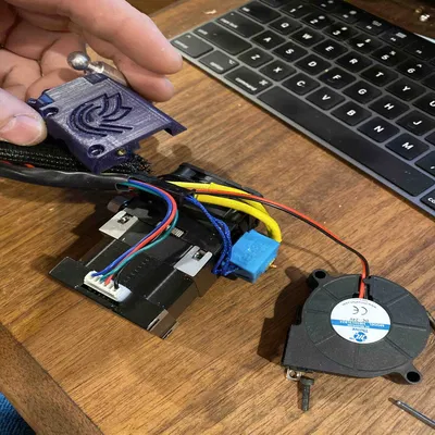 Giá đỡ E3D Hemera Effector cho máy in Delta