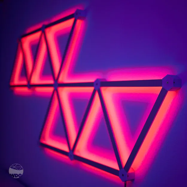 Đèn tường LED lấy cảm hứng từ Nanoleaf Lines - Image 8
