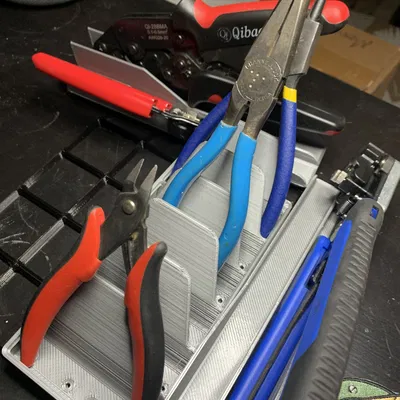 Giá đỡ Kìm cắt + Tuốt dây + Kìm Gridfinity