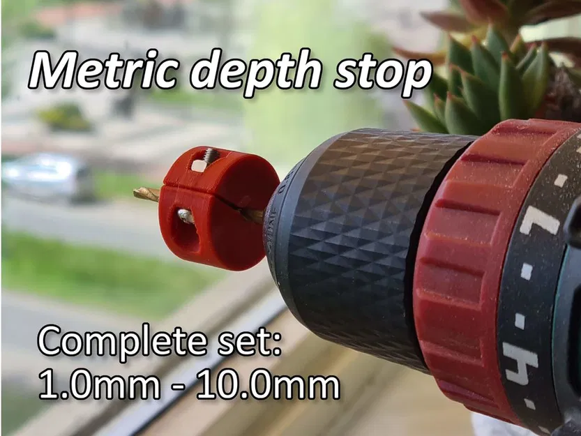 Chặn chiều sâu hệ mét - bộ đầy đủ - Image 1