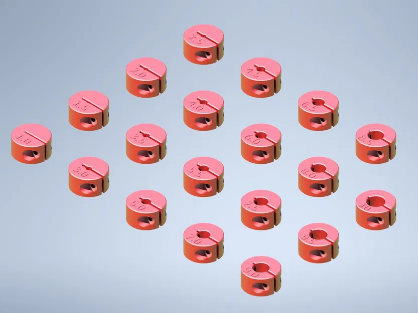 Chặn chiều sâu hệ mét - bộ đầy đủ - Image 2