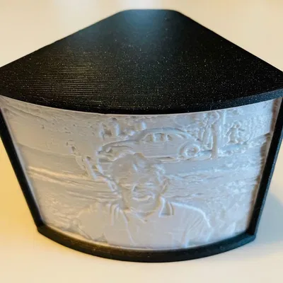 Hộp Lithophane Cong