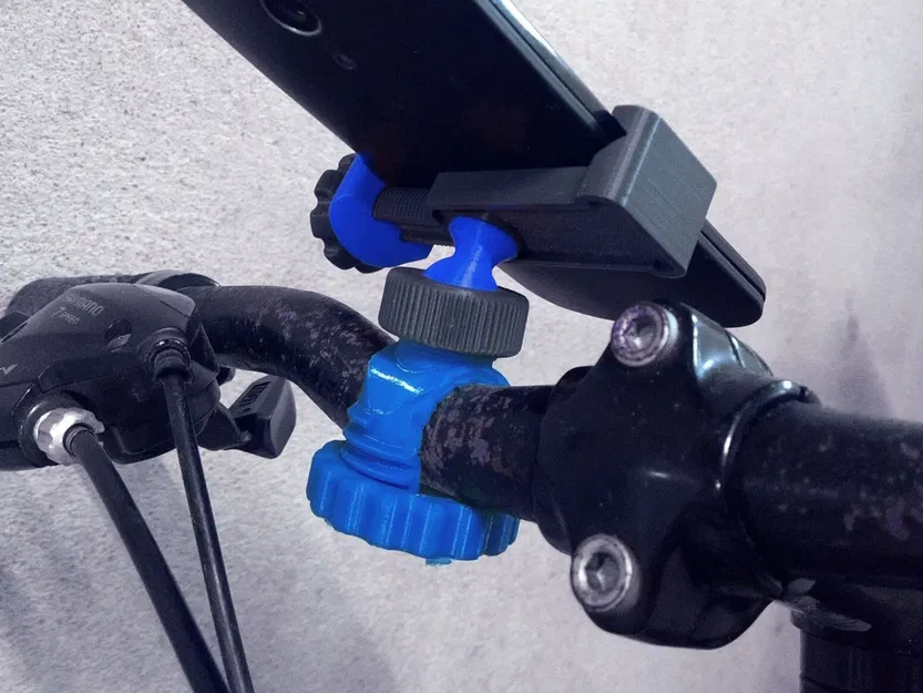 Giá đỡ điện thoại kẹp tay lái/ống (không cần ốc vít!) - Image 2