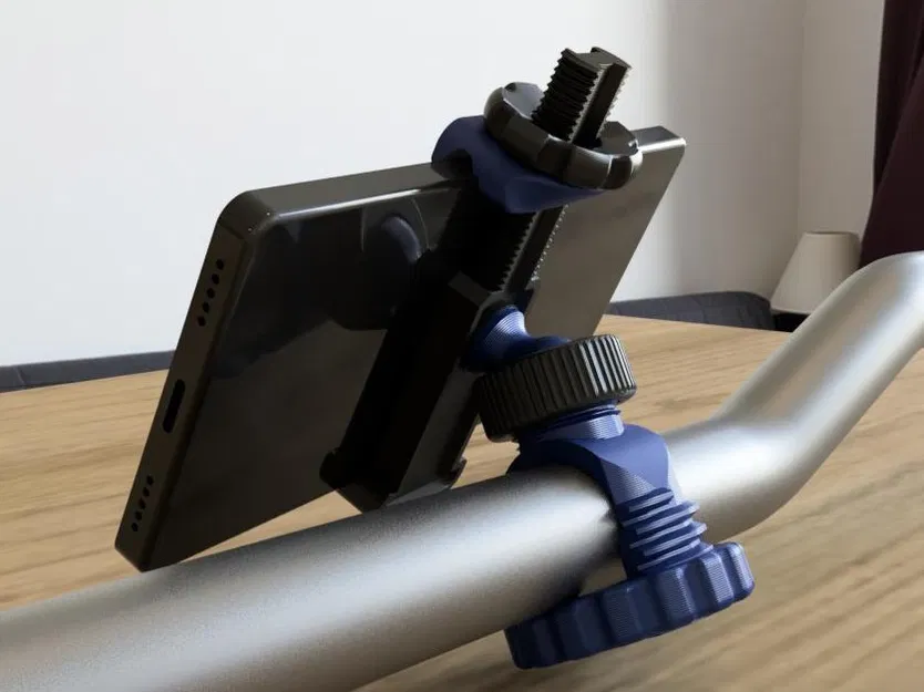 Giá đỡ điện thoại kẹp tay lái/ống (không cần ốc vít!) - Image 5