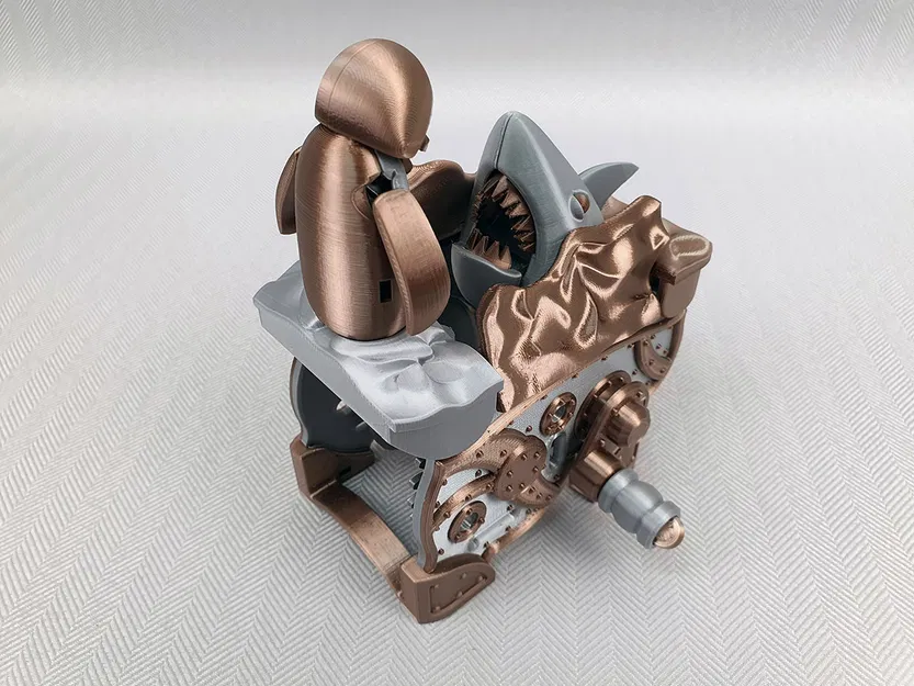 Mô hình in 3D Automata Cá Mập Tấn Công (Shark Attack) - Image 16