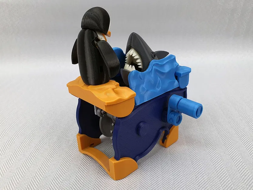 Mô hình in 3D Automata Cá Mập Tấn Công (Shark Attack) - Image 27