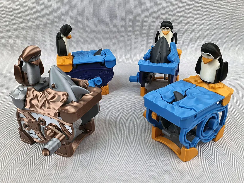 Mô hình in 3D Automata Cá Mập Tấn Công (Shark Attack) - Image 29