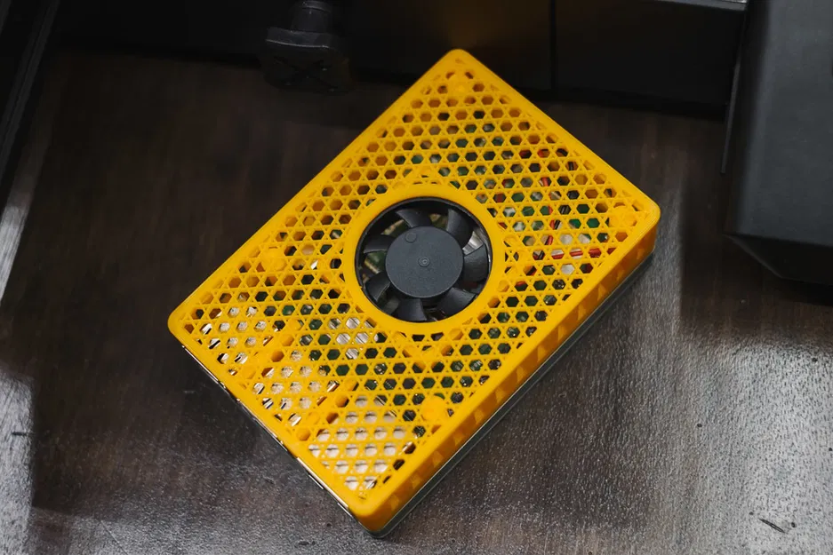 Vỏ Raspberry Pi 4B Tham số (quạt 30mm) có chân đế dọc - Image 6