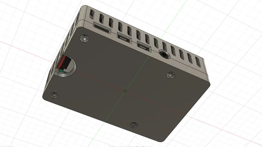 Vỏ Raspberry Pi 4B Tham số (quạt 30mm) có chân đế dọc - Image 14
