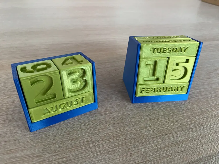 Lịch Bàn Vĩnh Cửu Tiếng Anh/Đức - Image 1