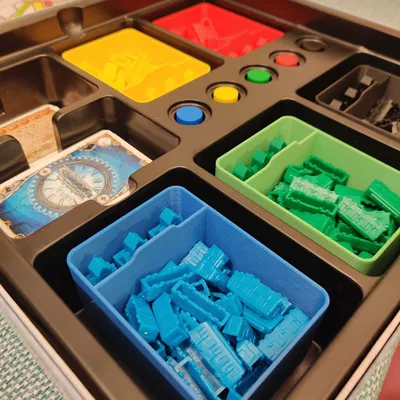 Hộp Tổ Chức cho Board Game Ticket to Ride (Zug um Zug)