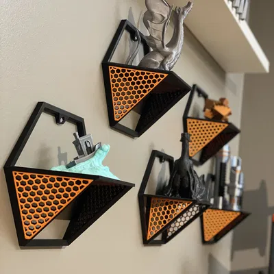 Kệ Trưng Bày Tổ Ong (Không Cần Hỗ Trợ)