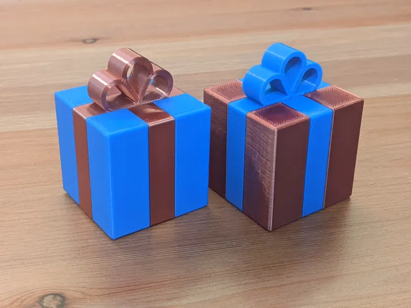 Mô hình Đồ trang trí Hộp quà Giáng sinh - Image 1