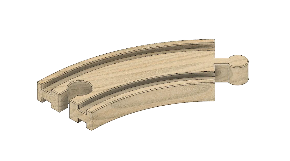 Đường ray cong "E1" tiêu chuẩn tương thích Brio - Image 1