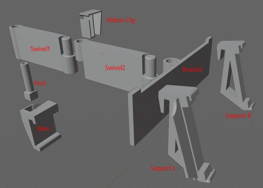 Giá đỡ LCD trên cho Prusa Mk3 - Image 8