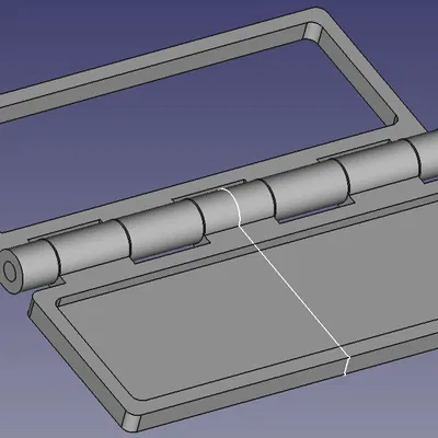 Nắp Led Bản Lề (In liền, Tham số hóa)