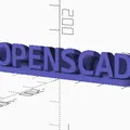 Biển Tên (tùy chỉnh, openscad) - Thumbnail 3