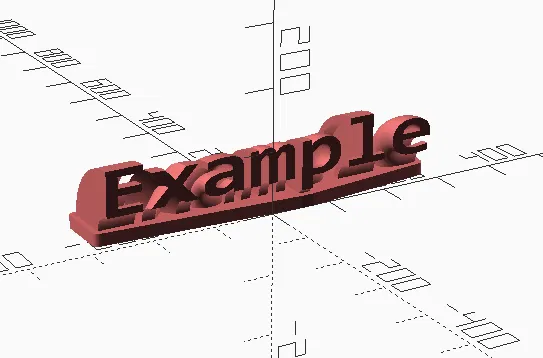 Biển Tên (tùy chỉnh, openscad) - Image 4