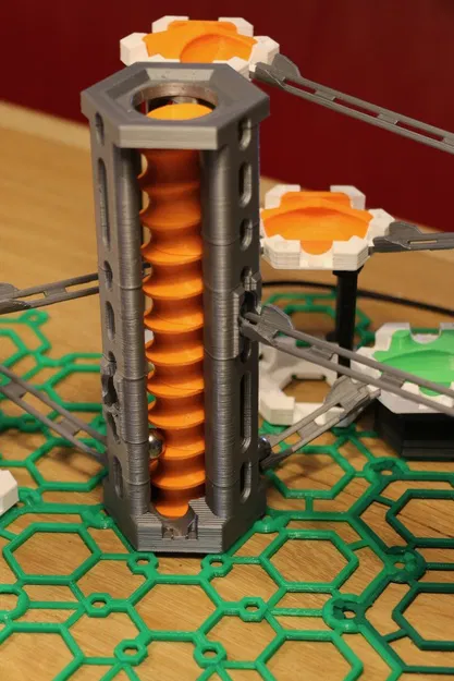 Đường ray bi - thang máy có động cơ - v3 - độc lập có thể điều chỉnh độ cao tương thích Gravitrax! - Image 4