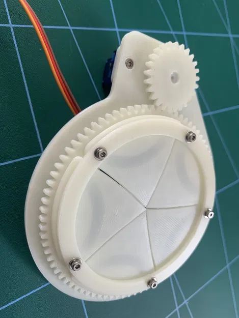 Khẩu độ "Aperture" 5 cánh cho Micro Servo SG90 - Image 3