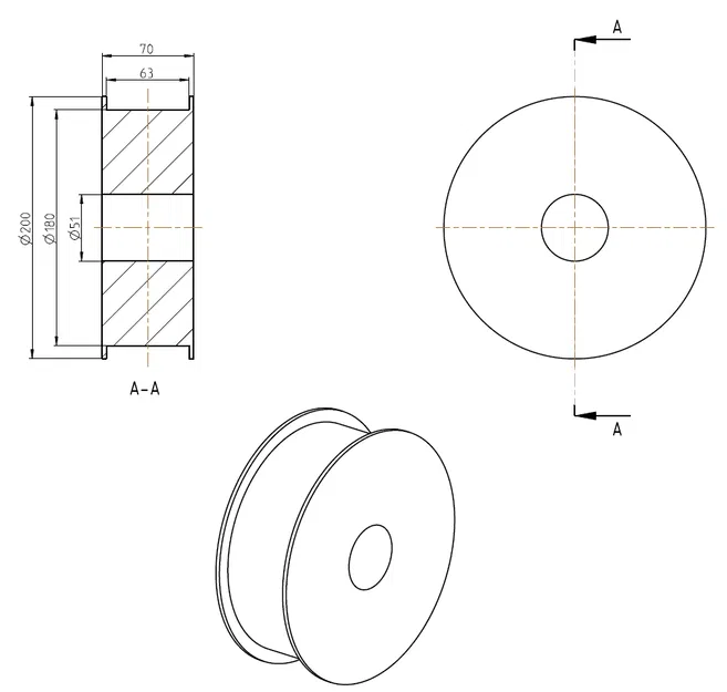 Giá đỡ cuộn cho Prusament - Image 11