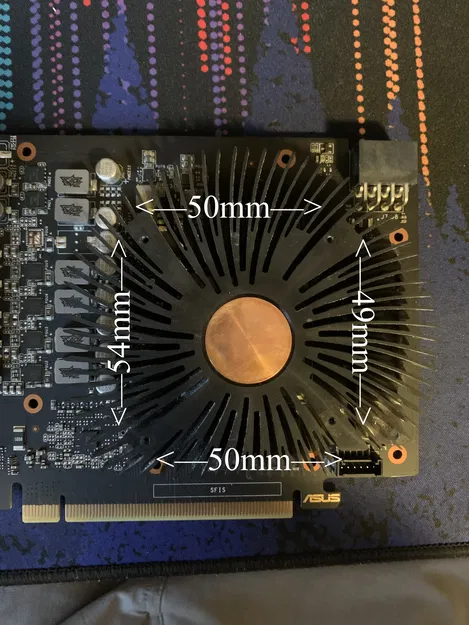 Bản mod Khung quạt 120mm cho Asus 1660 Super Phoenix - Image 6