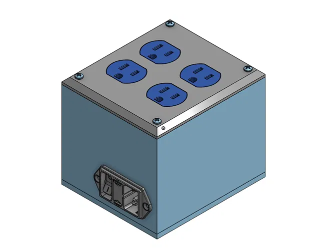 Hộp Điều Khiển Nguồn 4 Ổ Cắm - Image 1