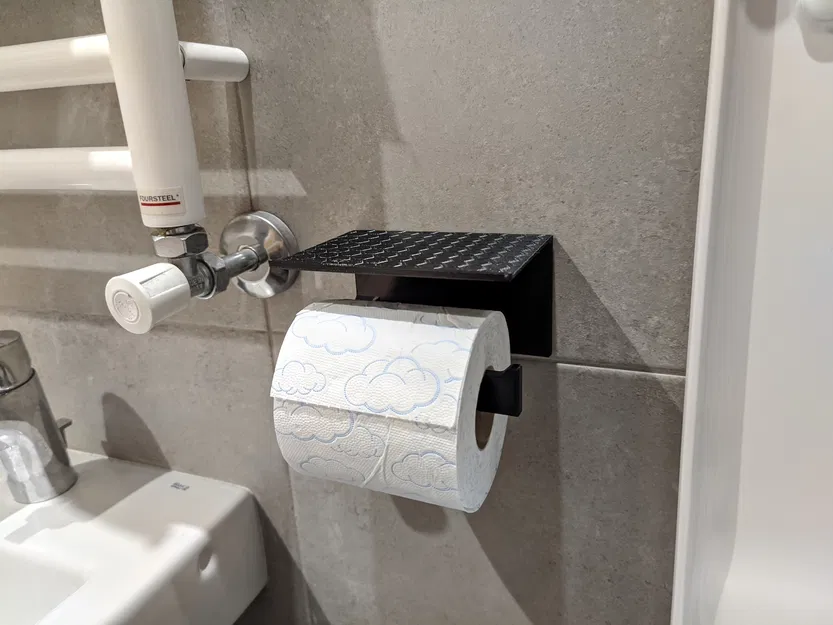 Giá Đỡ Giấy Vệ Sinh Kèm Giá Đỡ Điện Thoại Thông Minh - Image 3