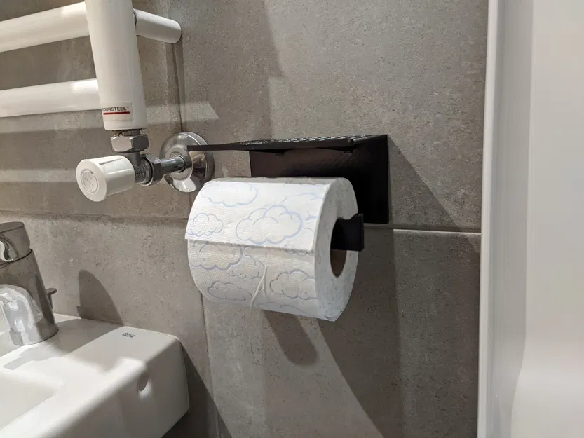 Giá Đỡ Giấy Vệ Sinh Kèm Giá Đỡ Điện Thoại Thông Minh - Image 6