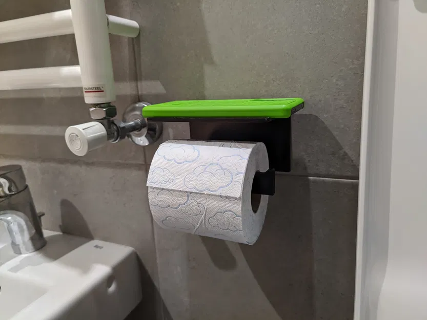 Giá Đỡ Giấy Vệ Sinh Kèm Giá Đỡ Điện Thoại Thông Minh - Image 7