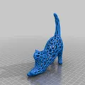 Mô hình Cat Stretch Voronoi Remix - Thumbnail 2
