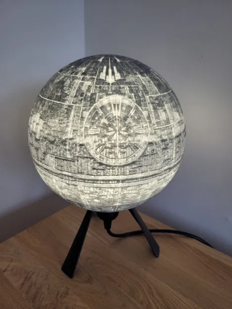 Đèn Lithophane Ngôi Sao Chết Starwars - Image 1