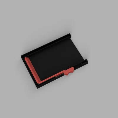 Ví Da Mini Kiểu Trượt Thác Nước Tối Giản