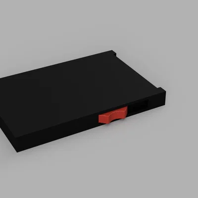 Ví Da Mini Kiểu Trượt Thác Nước Tối Giản