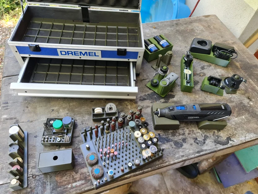 Hộp đựng Dremel - Dựa trên Gridfinity - Image 6
