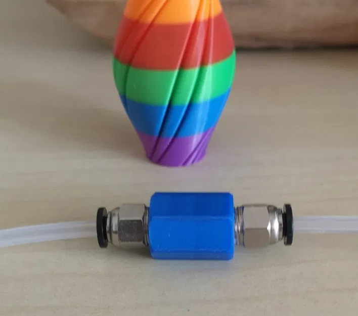 Đầu nối ống PTFE với khớp nối PC4-01 PC4-M10 - Image 1