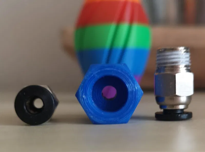 Đầu nối ống PTFE với khớp nối PC4-01 PC4-M10 - Image 2