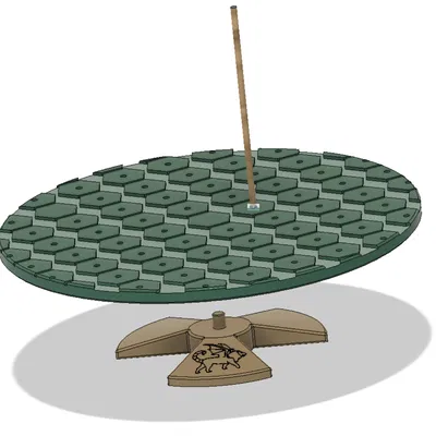 Bàn xoay phun sơn và tô màu