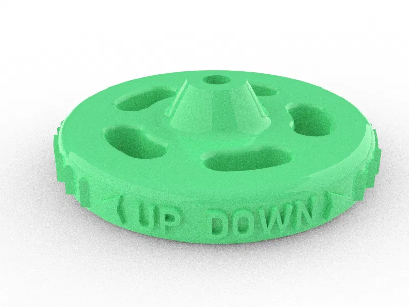 Bánh xe căn chỉnh mặt bàn có chèn đồng cho các mẫu Anycubic Mega - Image 1