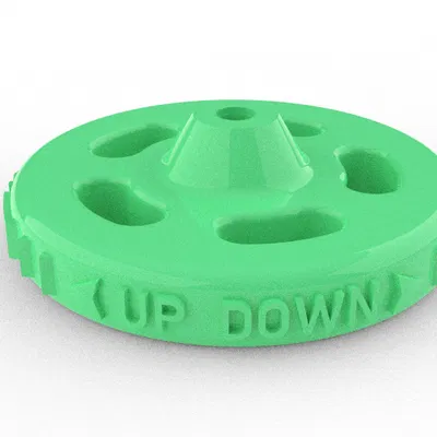 Bánh xe căn chỉnh mặt bàn có chèn đồng cho các mẫu Anycubic Mega