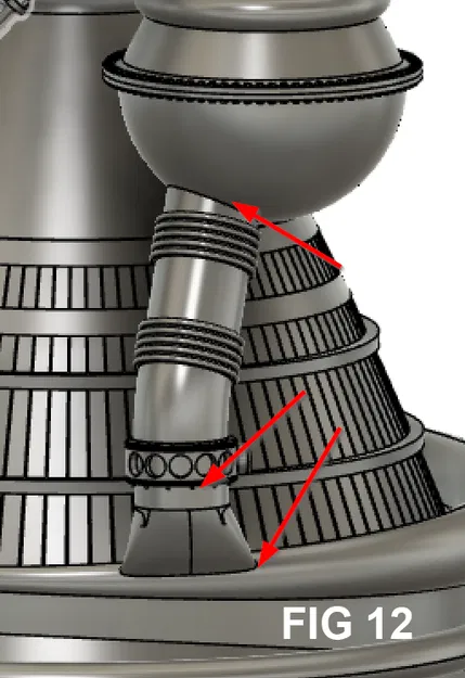 Mô hình Động cơ Tên lửa J-2 Tỷ lệ 1/10 - Image 22