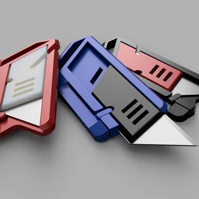 Dao Móc Khóa - Giá Đỡ Lưỡi Dao Tiện Ích - Dao Cắt Giấy